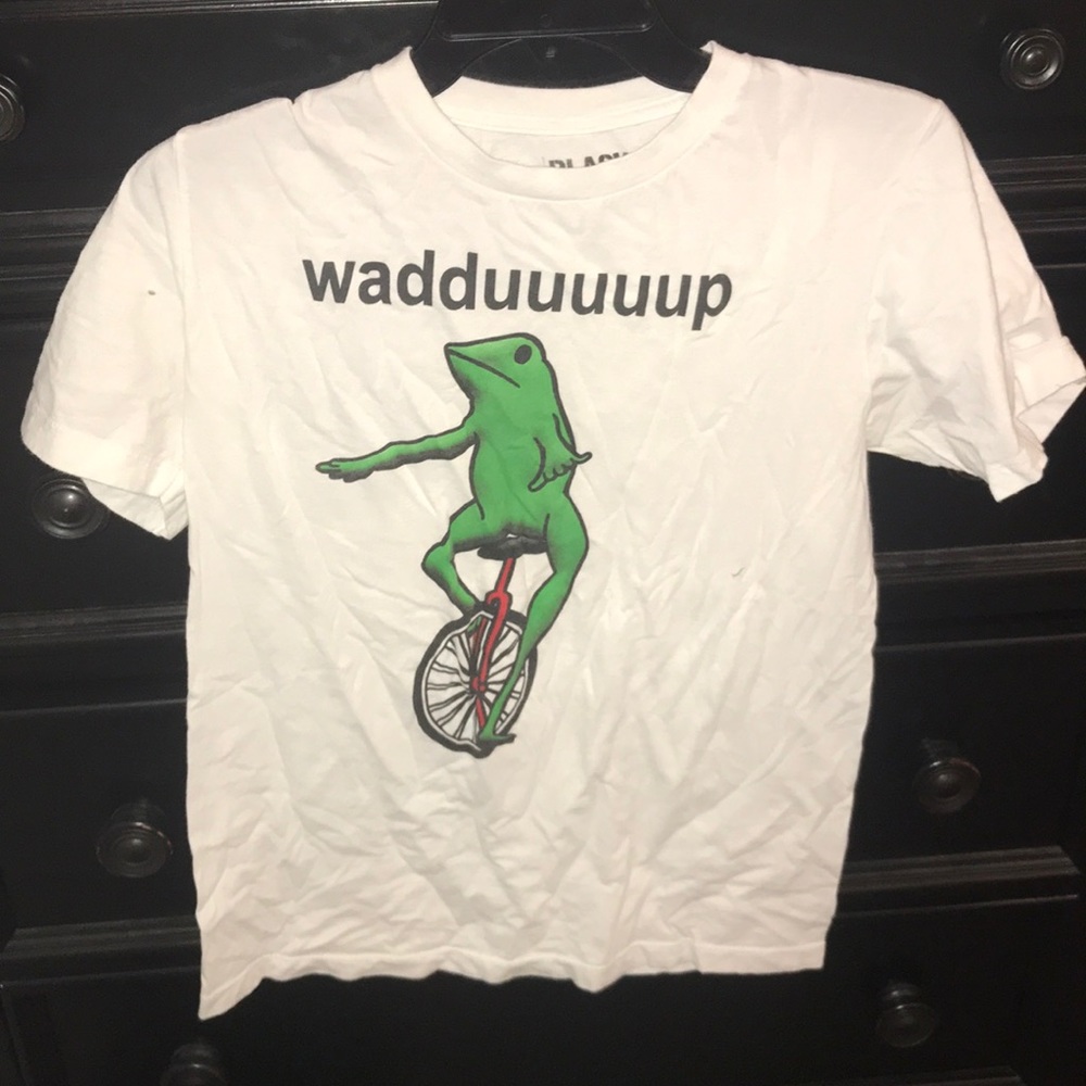 White meme shirt